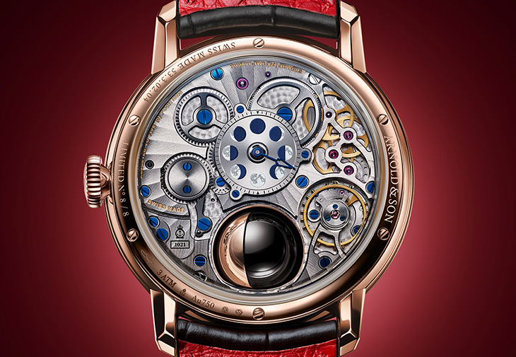 ARNOLD & SON Luna Magna皓月紅金《龍年》腕錶