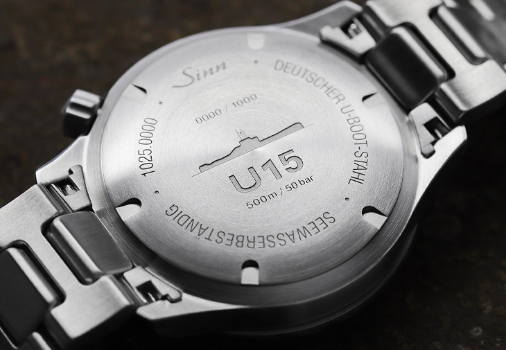 Sinn U 系列U15 U50潛艇鋼限量潛水錶