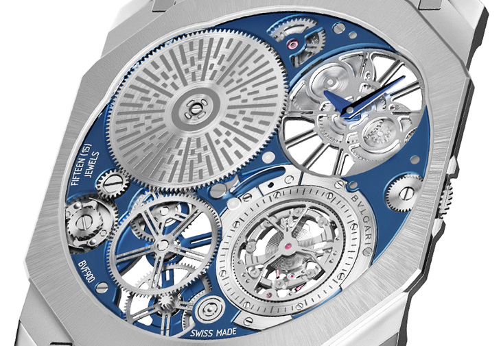 BVLGARI寶格麗Octo Finissimo Ultra Tourbillon Platinum超薄鉑金陀飛輪腕錶