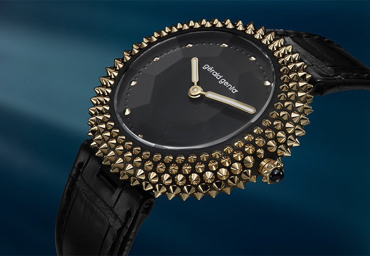 GÉRALD GENTA Gentissima Oursin 36 Black Onyx腕錶