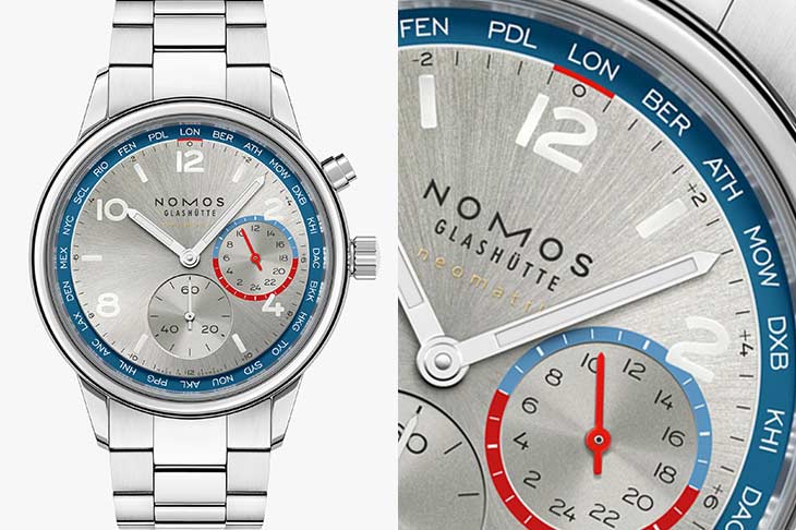 NOMOS Club Sport世界時區腕錶