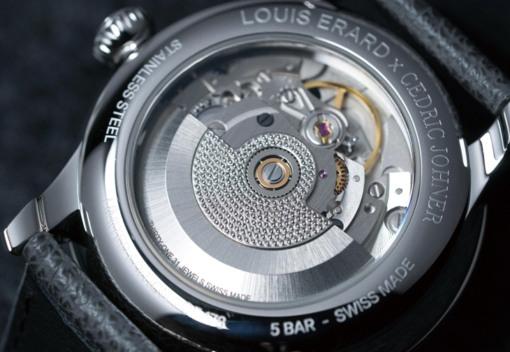 Louis Erard x Cédric Johner 三針一線聯名限量腕錶