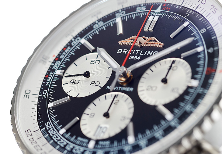 BREITLING百年靈Navitimer B01 Chronograph 43航空計時腕錶