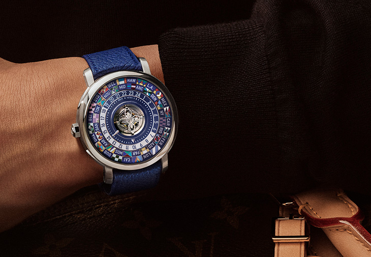 LOUIS VUITTON路易威登Escale Worldtime Tourbillon 世界時間陀飛輪腕錶