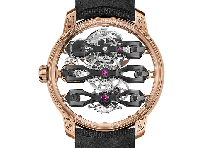 GIRARD-PERREGAUX芝柏表Bridges金橋系列三飛橋陀飛輪腕錶2024GWD特別款