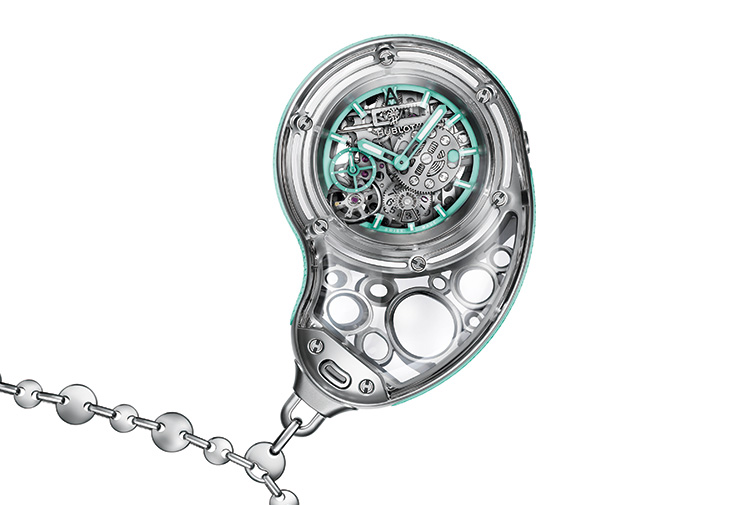 HUBLOT宇舶錶Arsham Droplet鈦晶懷錶