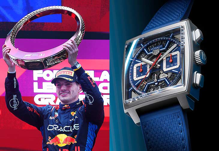 Max Verstappen與TAG HEUER泰格豪雅