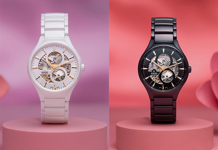 RADO雷達表Rado True真我系列高科技陶瓷開芯腕錶