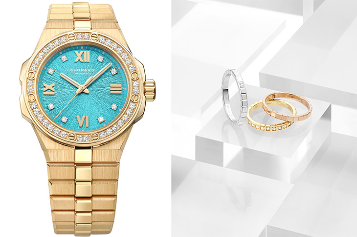 2024七夕送禮推薦 蕭邦Alpine Eagle對錶與Ice Cube對戒 配戴出兩人幸福感