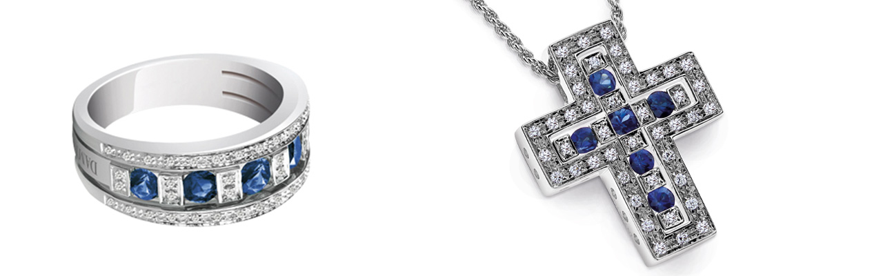 DAMIANI 戴美安妮Belle Époque美好年代系列18K白金藍寶石