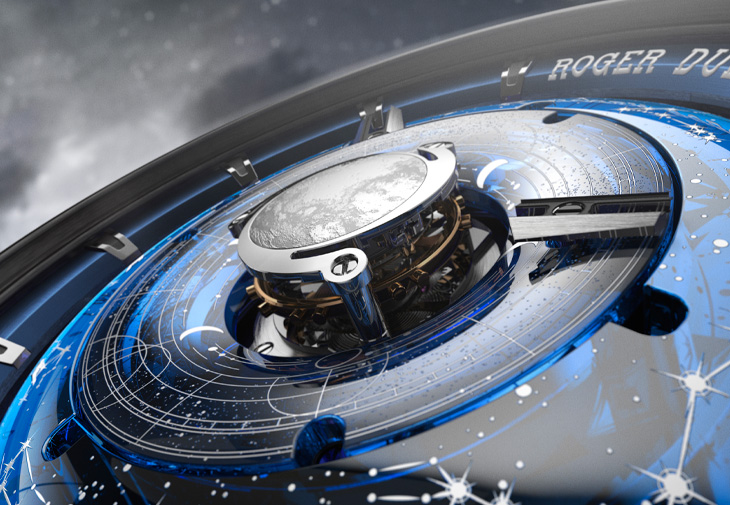 羅杰杜彼ROGER DUBUIS王者系列機械之心中置陀飛輪腕錶