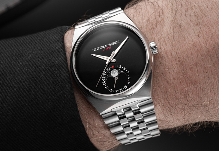 FREDERIQUE CONSTANT康斯登 x Time+Tide Highlife Moonphase Date Manufactur – Onyx Moon