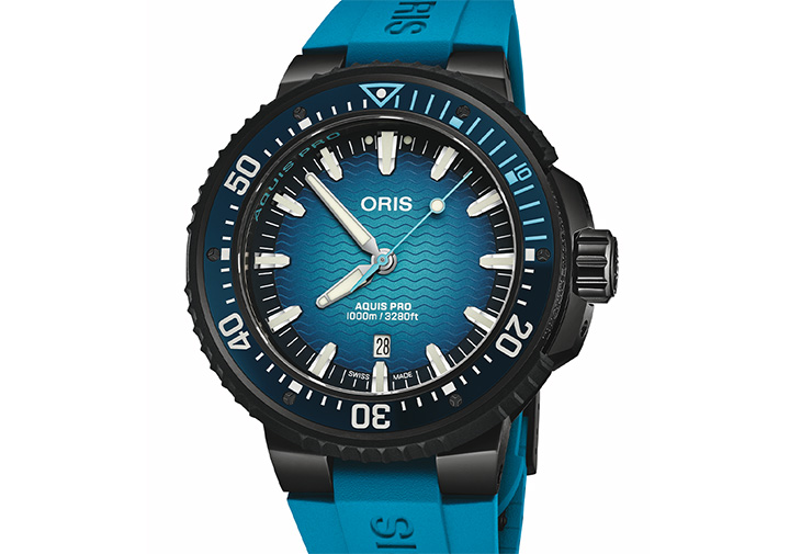 豪利時ORIS Aquis Pro 1000m日期腕錶