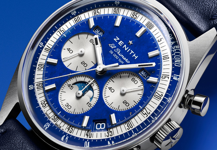 ZENITH真力時Chronomaster Original全日曆月相計時腕錶青金石款