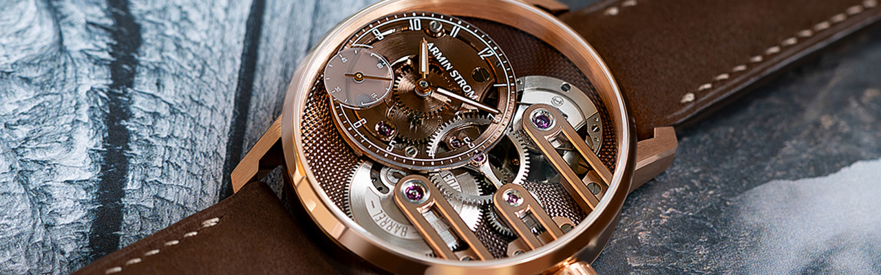 ARMIN STROM Gravity Equal Force 終極藍寶石玫瑰金腕錶