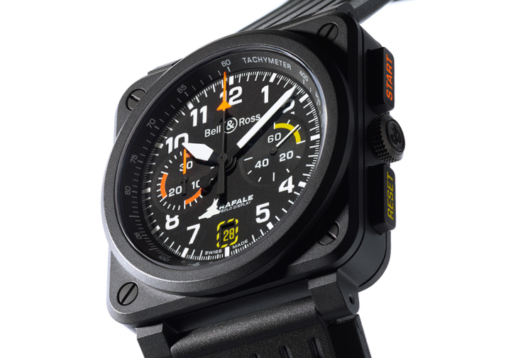 BELL &ROSS柏萊士BR-03 Chrono Rafale Solo Display計時腕錶