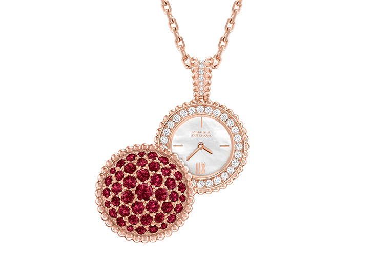 VAN CLEEF & ARPELS梵克雅寶Perlée secret吊墜錶