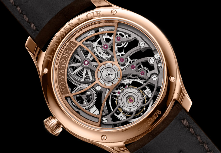 亨利慕時H. MOSER & CIE.勇創者陀飛輪鏤空腕錶
