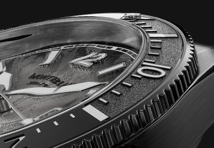 MONTBLAN萬寶龍Iced Sea系列日期顯示自動零氧腕錶