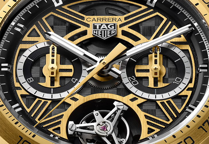 TAG HEUER泰格豪雅Carrera Chronograph Tourbillon Extreme Sport F1® 75週年黃金限量版