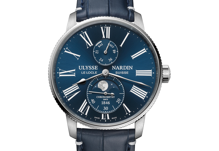 雅典錶ULYSSE NARDIN航海系列領航者月相腕錶