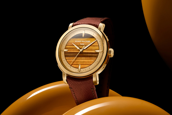 自然礦石之美／路易威登Escale Tiger’s Eye虎眼石腕錶