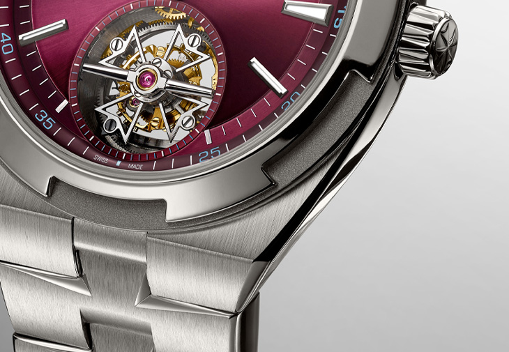 VACHERON CONSTANTIN江詩丹頓Overseas鈦金屬陀飛輪腕錶