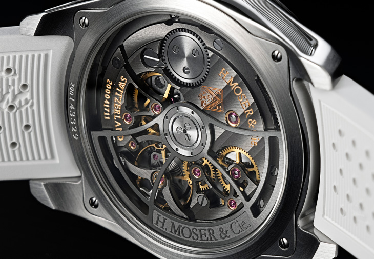 亨利慕時H. MOSER & CIE. 開拓者大三針太陽蛋腕錶