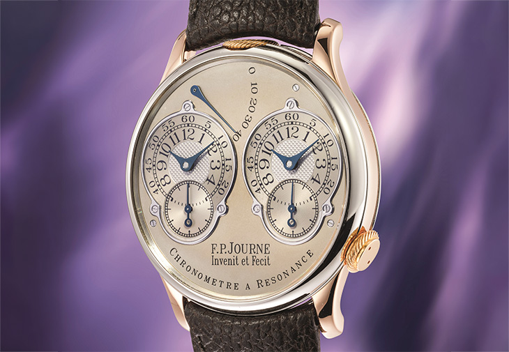 F.P. Journe「Chronomètre à Résonance ‘Souscription」鉑金及18k玫瑰金腕錶