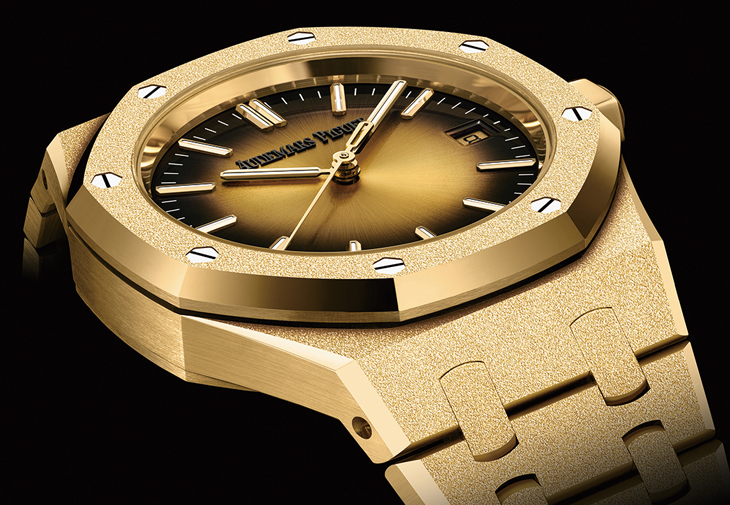 皇家橡樹霜金自動上鍊腕錶