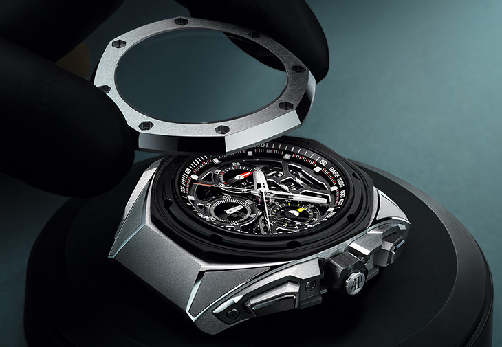 愛彼Royal Oak Concept皇家橡樹概念系列雙追針GMT大日期計時碼錶