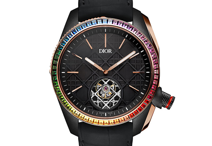 DIOR迪奧CHIFFRE ROUGE 41mm自動上鍊陀飛輪腕錶