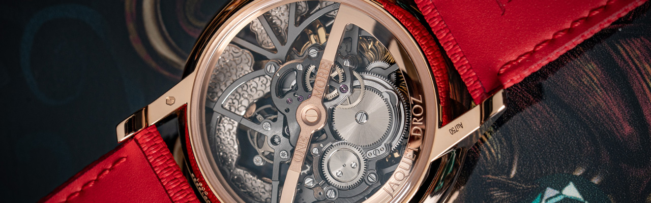 JAQUET DROZ雅克德羅Tourbillon Skelet Red Gold Dragon Mask特別款腕錶