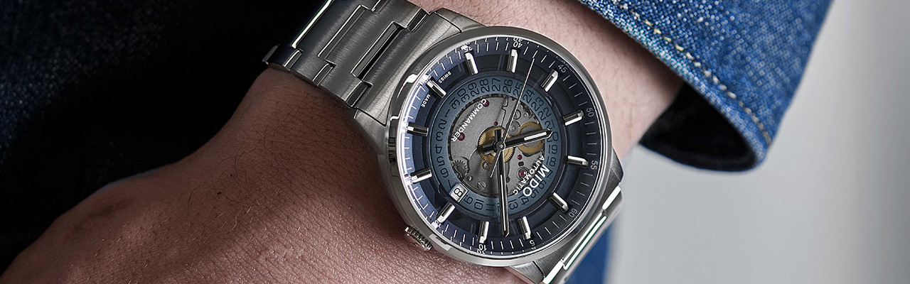 美度Commander Gradient香榭系列漸層腕錶