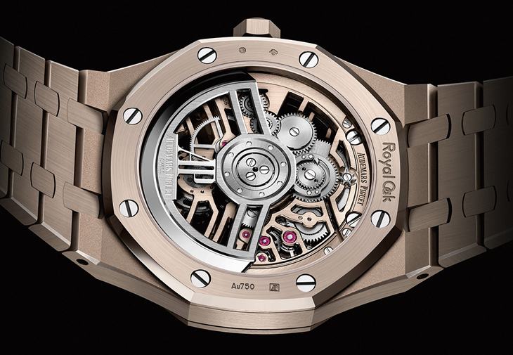 皇家橡樹自動上鍊飛行陀飛輪鏤空腕錶