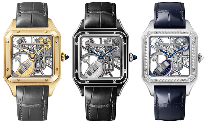 CARTIER卡地亞Santos-Dumont 微型自動盤腕錶