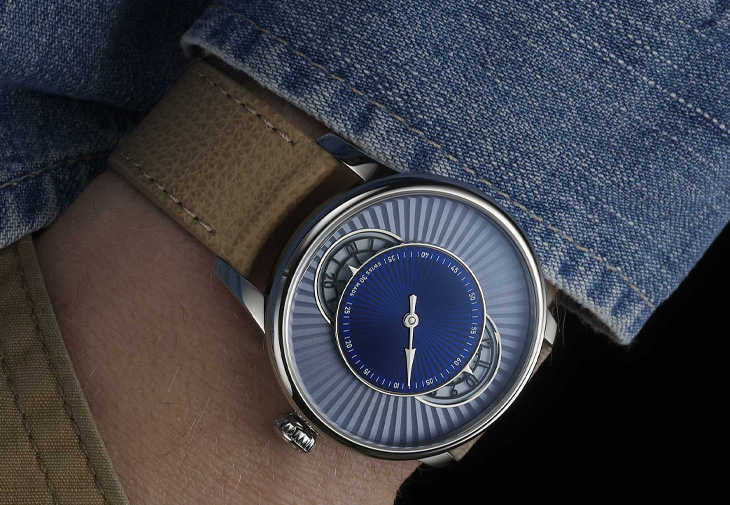LOUIS ERARD Le Régulateur Esprit Flinquéé三針一線腕錶