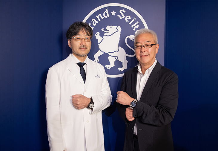 Grand Seiko一級手錶組裝師小松郁清 Grand Seiko台灣總經理明石宏幸