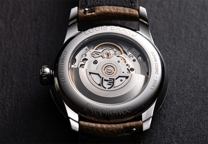 LOUIS ERARD Le Régulateur Gravé Noir腕錶