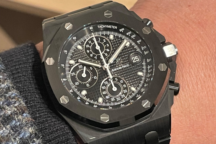 愛彼皇家橡樹離岸型30週年黑陶瓷新款  Royal Oak Offshore自動上鍊計時碼錶42mm