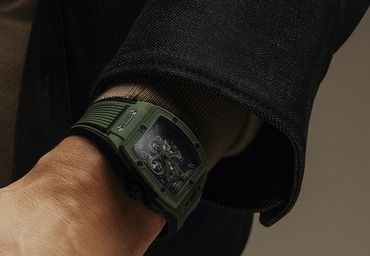 HUBLOT宇舶Spirit Of Big Bang彩色陶瓷計時碼錶