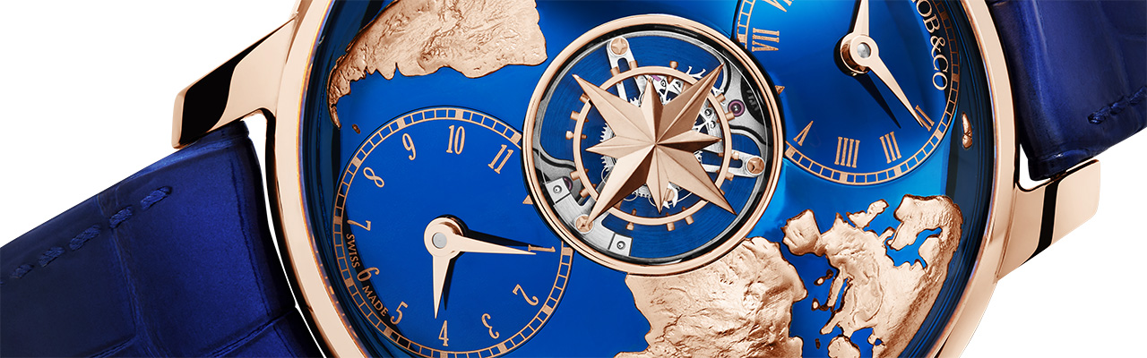 JACOB & CO. The World Is Yours Dual Time Zone Tourbillon