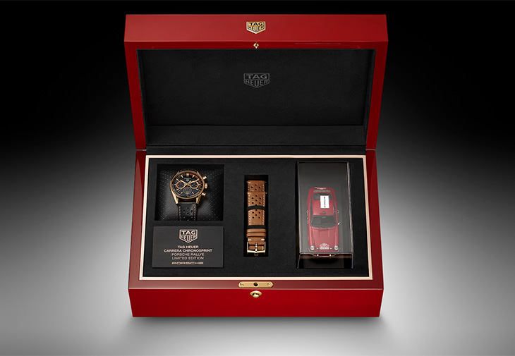 TAG Heuer泰格豪雅Carrera Chronosprint x Porsche Rallye 限量版計時腕錶