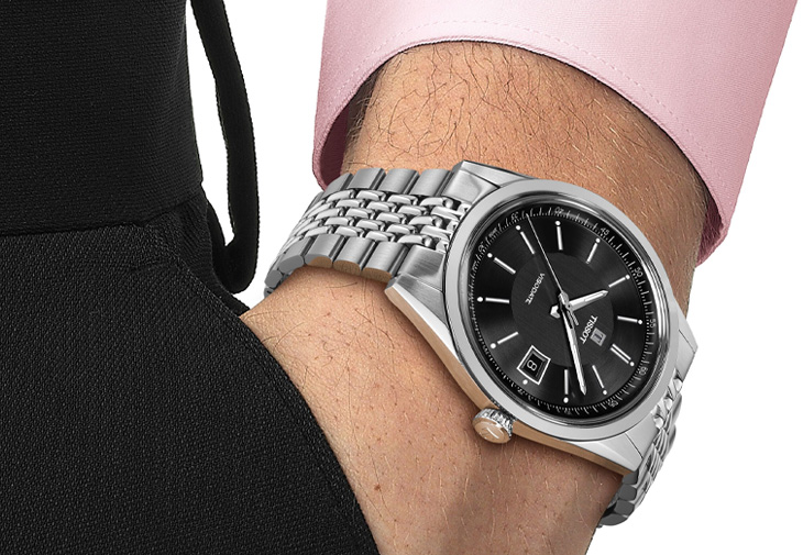 TISSOT天梭表Visodate復刻系列自動腕錶