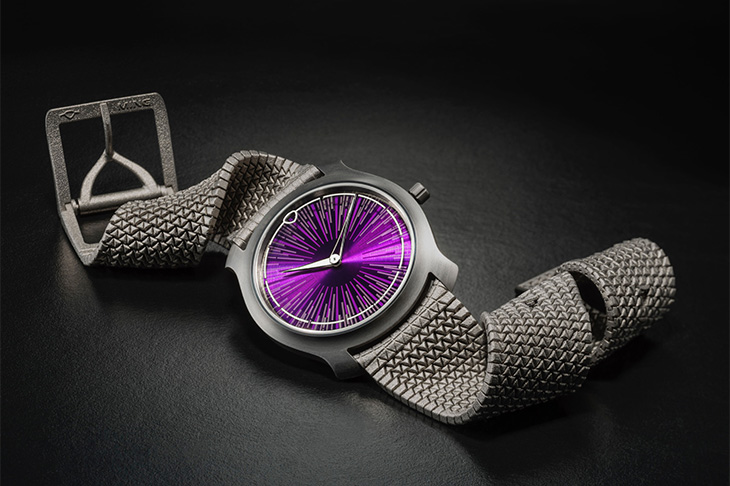 如織物般柔順！ MING Polymesh 3D列印鈦金屬錶帶