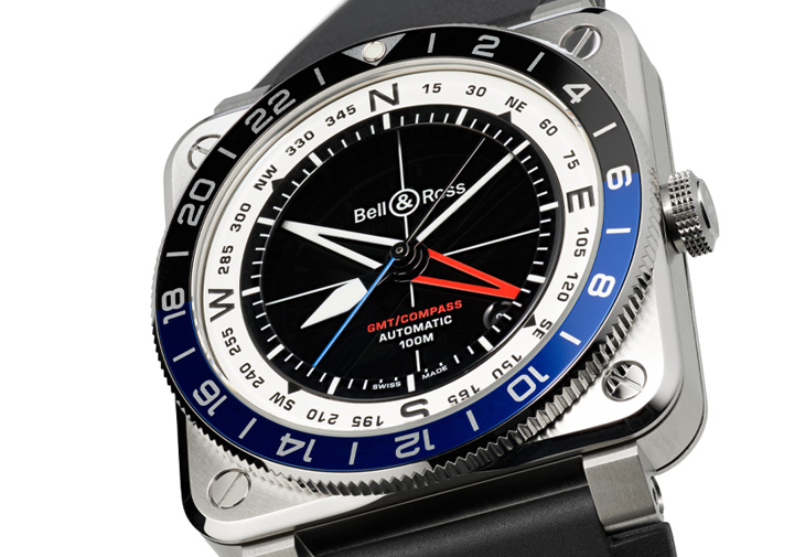 BELL & ROSS柏萊士BR-03 GMT Compass腕錶