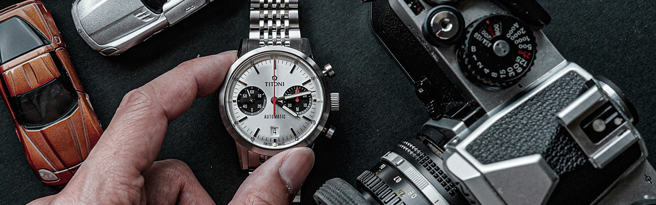 梅花錶TITONI Heritage傳承計時系列腕錶