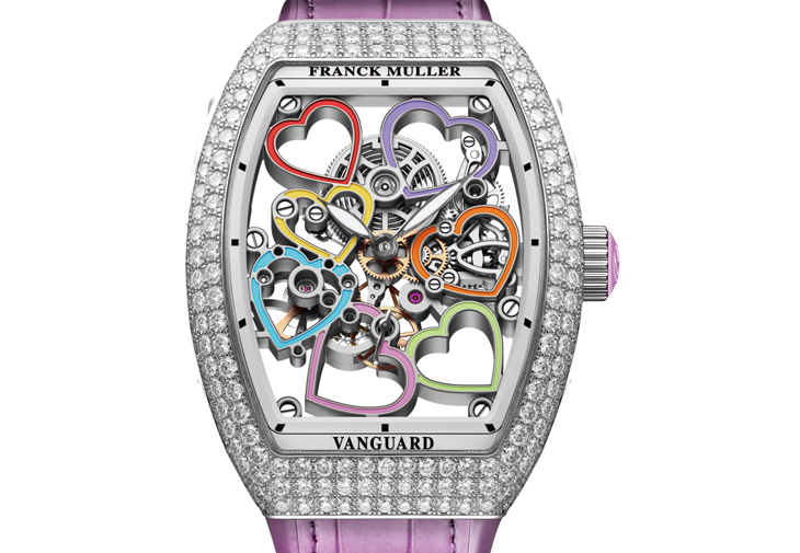 FRANCK MULLER Vanguard Lady Heart Skeleton