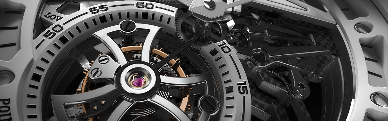 羅杰杜彼Excalibur Spider Pirelli單陀飛輪腕錶