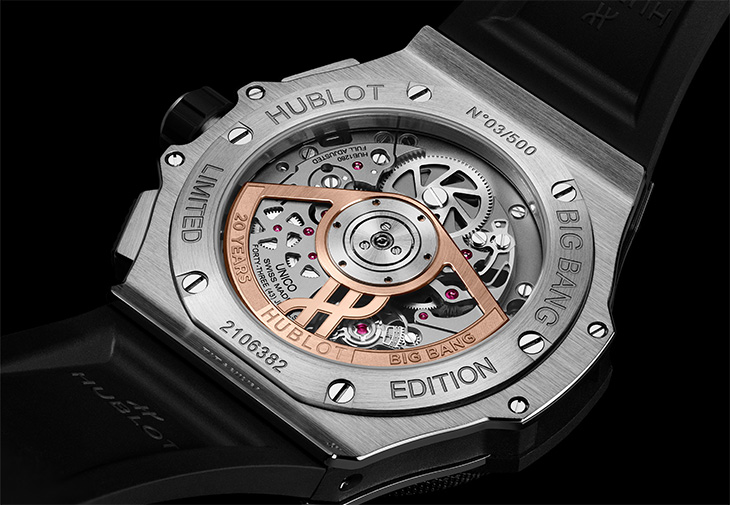 HUBLOT宇舶Big Bang系列20週年UNICO限量版鈦金陶瓷計時腕錶